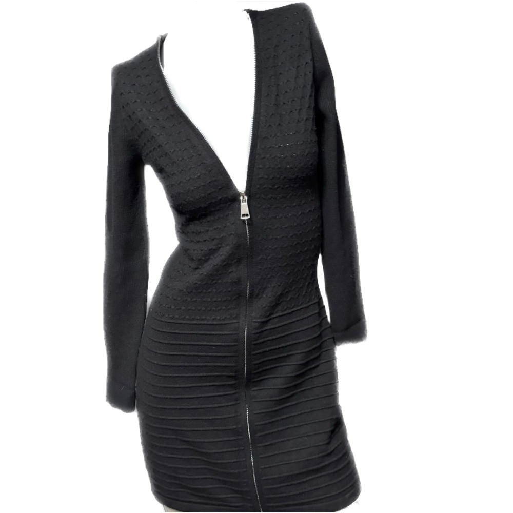 Point Zero Knit Zip-Dress